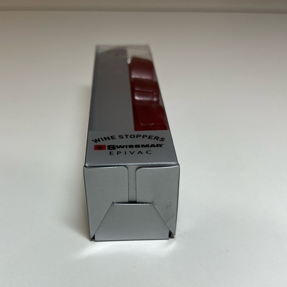 Swissmar wine stoppers. 4 pack. Never used and in unopened pack. Color: Burgundy - Picture 6 of 7